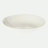 Plato hondo blanco ribete oro