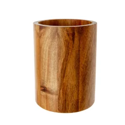 Porta Utensilios de Cocina de Madera de Acacia