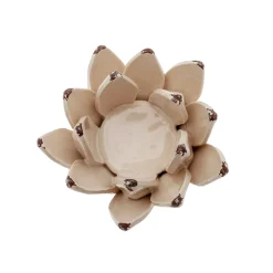 Portavela Flor Blanco