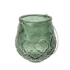 Portavela Hierro Cristal 14 Oscuro