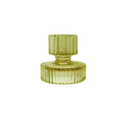 Portavelas cristal dúo