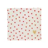 Servilleta papel corazones