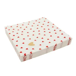 Servilleta papel corazones