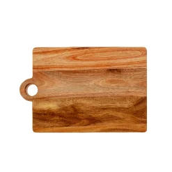 Tabla de Cortar de Madera de Acacia con Asa