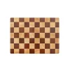 Tabla de cortar de madera marrón 34 × 25 × 2 cm