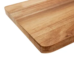 Tabla de Cortar de Madera Natural 25 × 18 cm