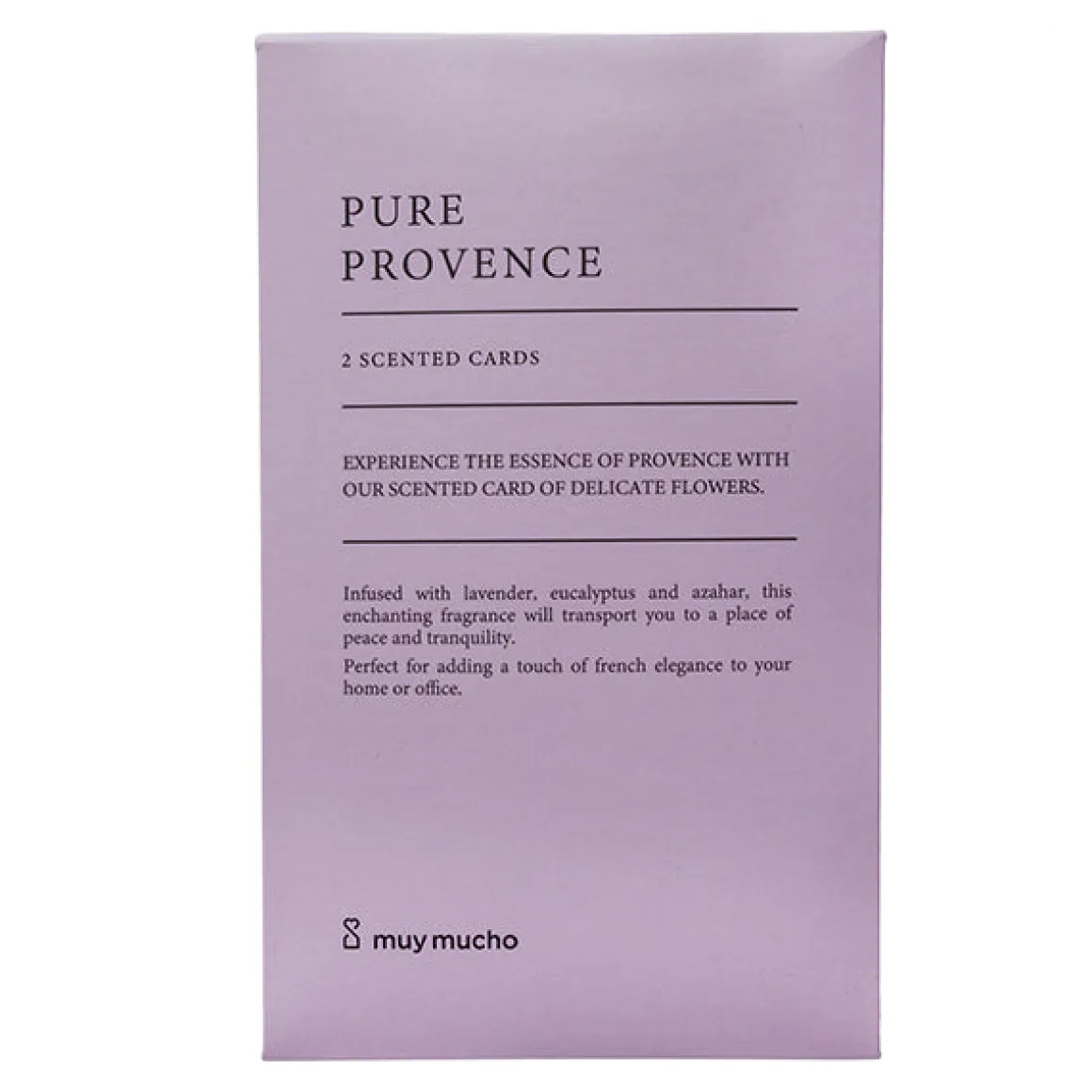 Tarjetas perfumadas lavander