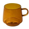 Taza borosilicato apilable