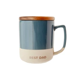 Taza con tapa best dad