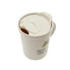 Taza de Cerámica con Tapa "Good Vibes Only"