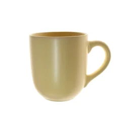 Taza gres amarillo
