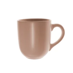 Taza gres rosa