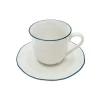 Taza set plato porcelana