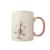 Taza Zodiaco Libra 8X9,5Cm 330Ml Bl.