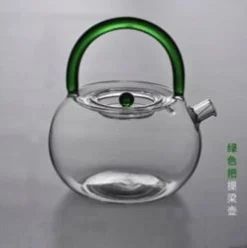 Tetera borosilicato c/asa