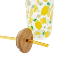 Vaso Borosilicato To Go Limon