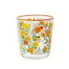 Vaso Cristal Diseño Rojo