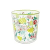 Vaso Cristal Diseño Verde