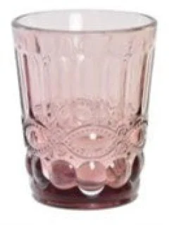 Vaso cristal grabado