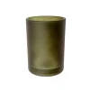 Vaso para Cepillos de Dientes de Vidrio Verde