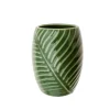 Vaso para Cepillos de Dientes Verde de Cerámica
