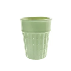 Vaso plastico helado verde