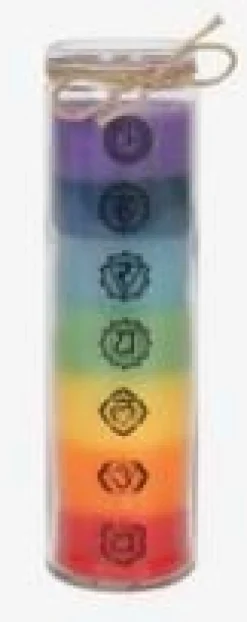 Vaso vela 7 chakras