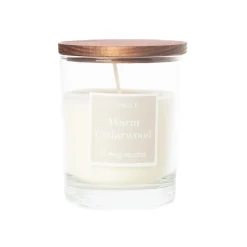 Vaso vela con tapa Warm Cedarwood