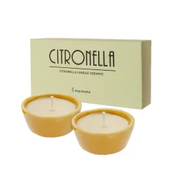 Vela aromática citronela en vaso 15x7,4x3,5 cm