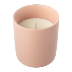 Vela cerámica c/tapa rose