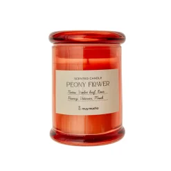 Vela c/tapa peony flower