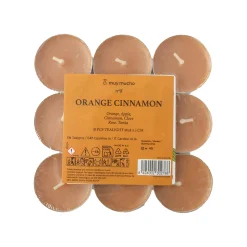 Vela de Té Orange Cinnamon Pack 18 Unidades