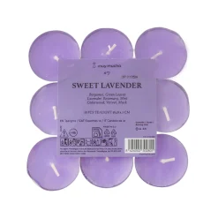 Vela de Té Sweet Lavender Pack 18 Unidades
