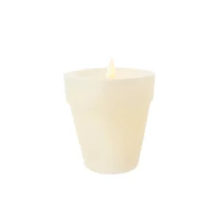 Vela led maceta