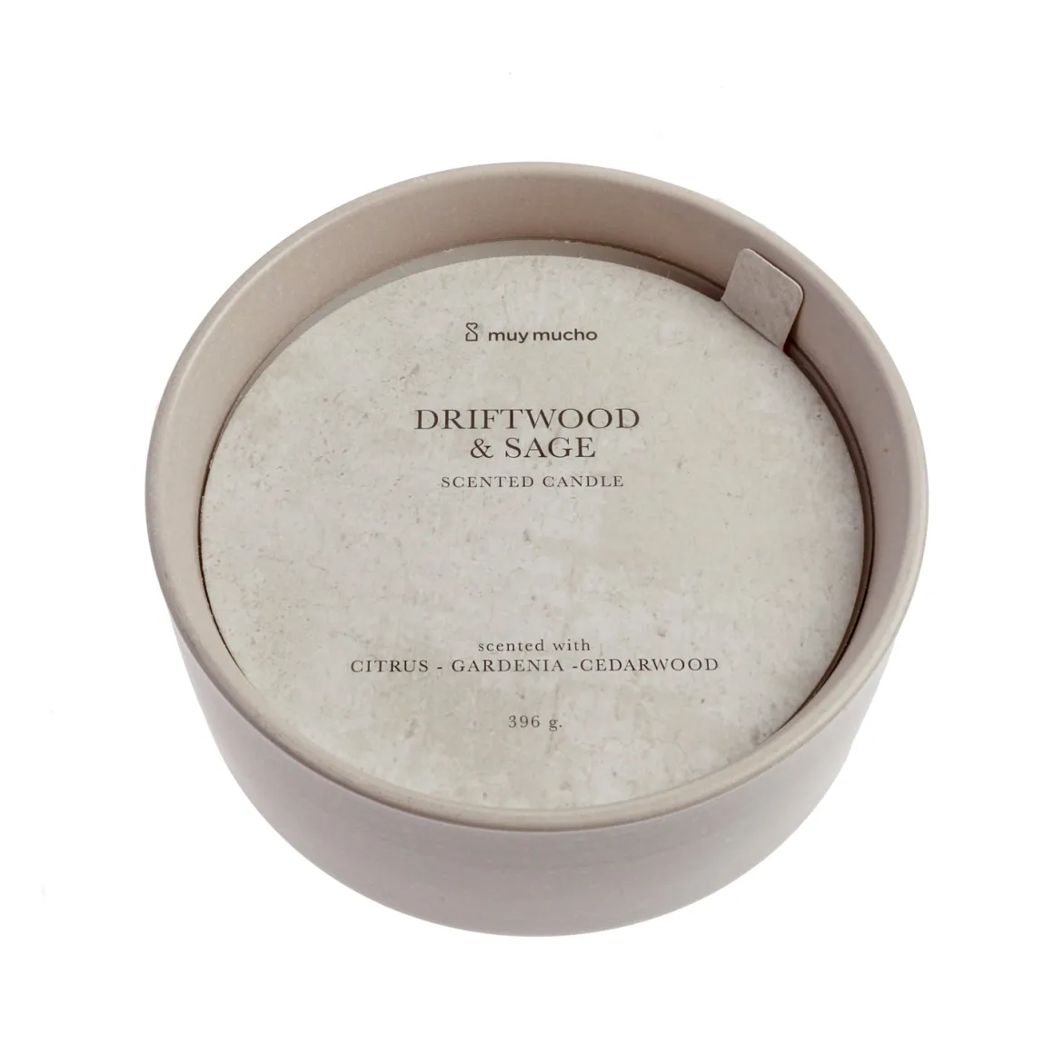 Vela 3 mechas driftwood&sage