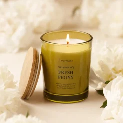 Vela Perfumada Fresh Peony · Aroma Floral Fresco · 200 g