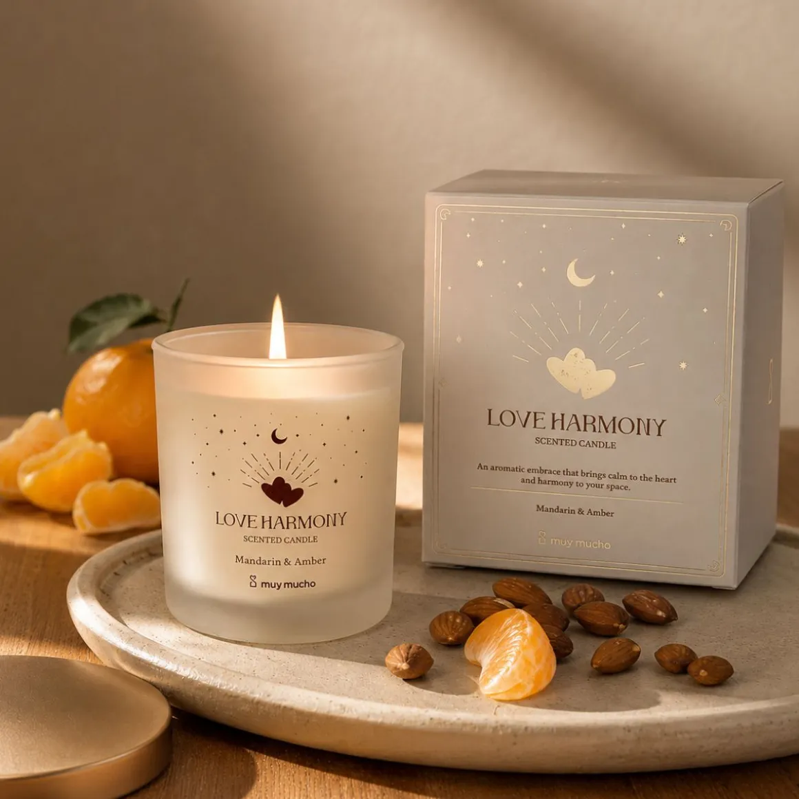 Vela Perfumada Mandarina & Almond 200 g