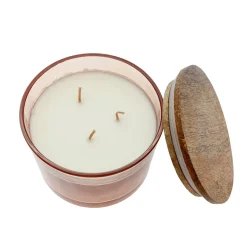 Vela Perfumada Pure Cotton · Aroma Limpieza Reconfortante · 3 mechas de 320 g
