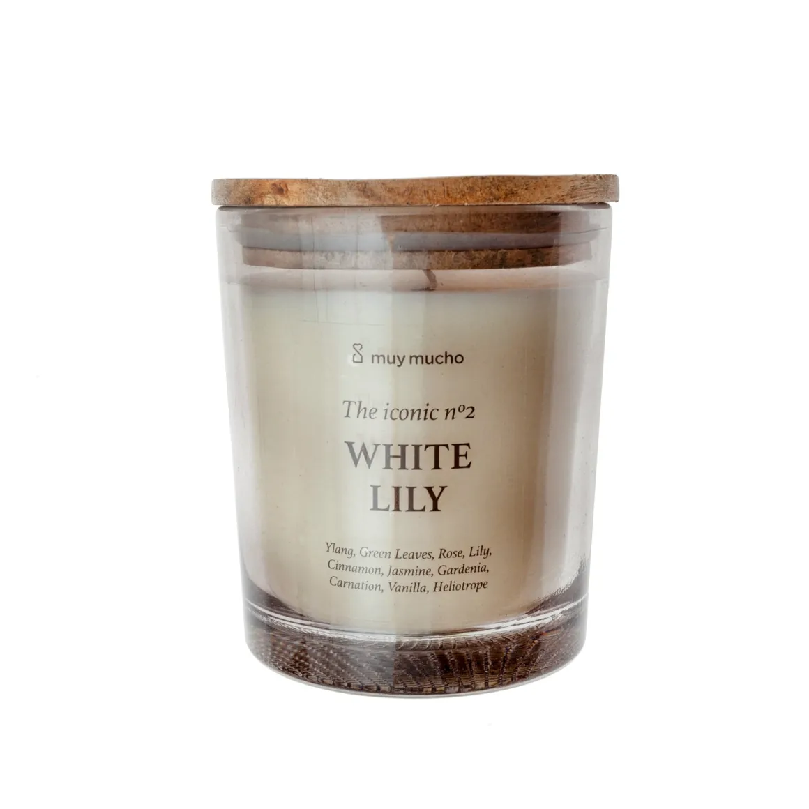 Vela Perfumada White Lily · Aroma Floral Elegante · 200 g