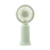 Ventilador Portátil Recargable Verde con Cable USB Tipo C